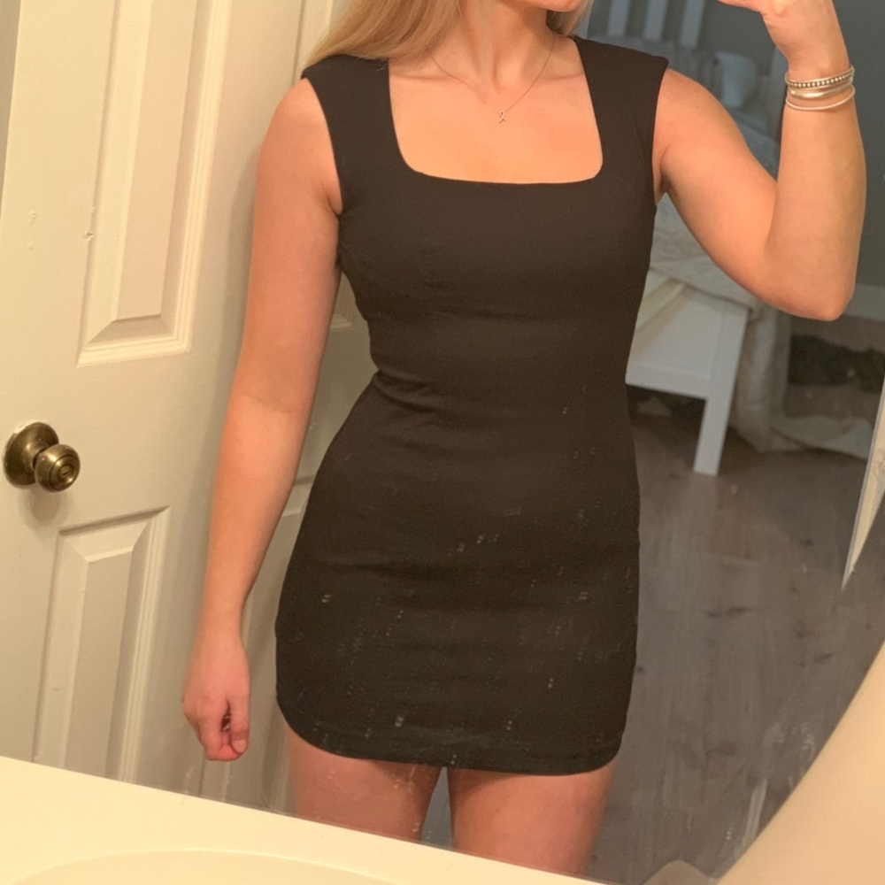 Black mini zara dress